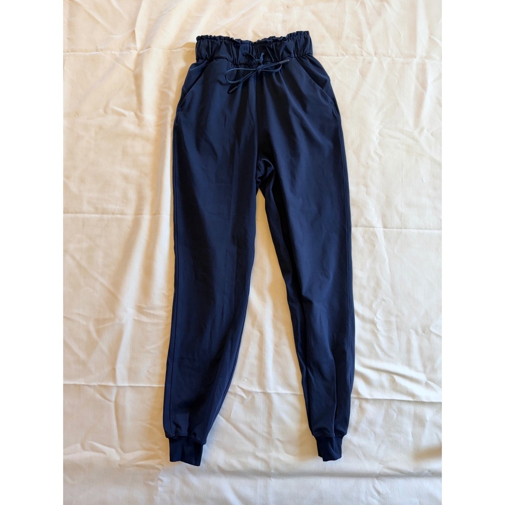 Lululemon Keep Moving Pant Navy Blue Luxtreme High Rise Jogger Size 0